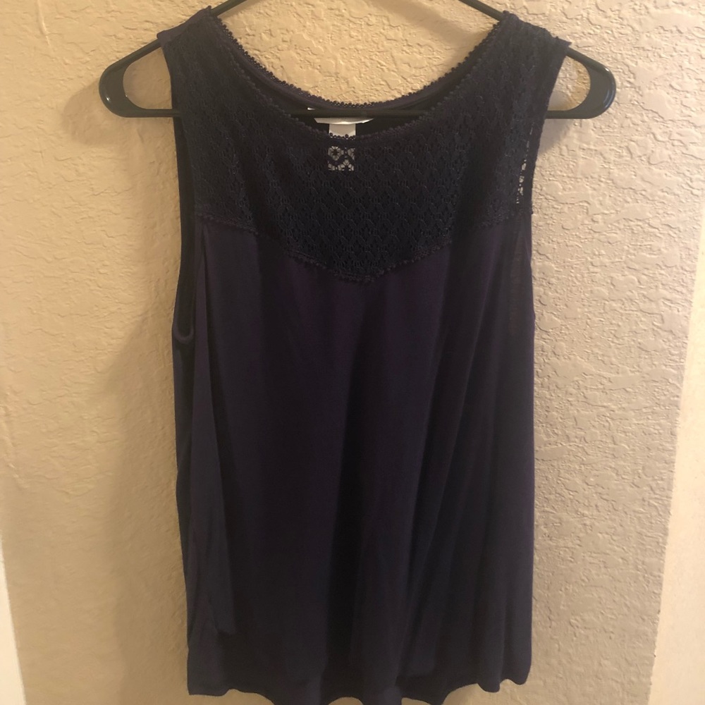 H&M Navy Blue Top